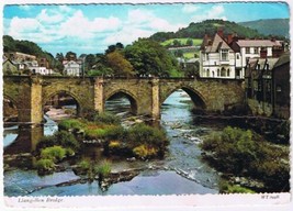 United Kingdom UK Postcard Wales Llangollen Bridge - $2.96