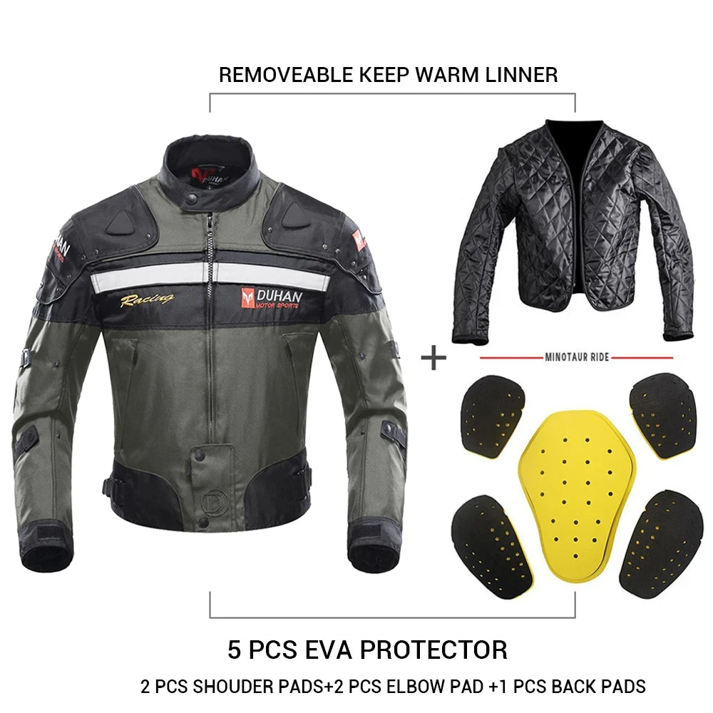 Motorcycle Jacket Pants Off-Road Racing Suit Men Waterproof Windproof Touring - £160.94 GBP+