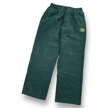Krooked Yellow Eyes Corduroy Green Pants Size Large Men’s Vintage Skater... - $39.59