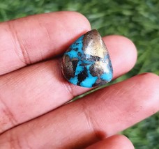 Natural Persian Turquoise Pear cabochon For Ring Hand Polished irani turquoise  - £37.39 GBP