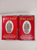 Vintage, Prince Albert Crimp Cut Tobacco,  Empty Cans, Qty 2, 1 1/2 oz Tins - €8,78 EUR