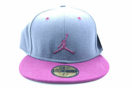 Jordan Unisex Adults Cap Color Gray/Purple Size 7 - £44.20 GBP