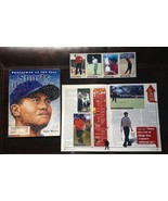 UNCUT SHEET 2001 Sports Illustrated For Kids Tiger Woods PGA Golf Tradin... - $150.35