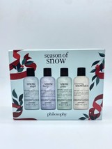 Philosophy Season Of Snow 4 Piece Shower Gel Gift Set 3oz Each New In Box - £22.01 GBP