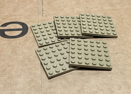 LEGO Parts - Dark Tan Plate 6 x 6 - No 3958 - QTY 5 - £5.55 GBP