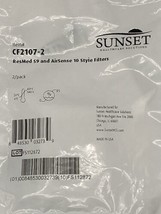 Sunset CF2107-2 Cpap Air Filters For Res Med S9 &amp; AirSense10, 2 Pk New Sealed - £3.92 GBP