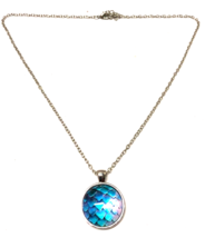 Game of Thrones DRAGON SCALES In Blue Necklace - $183.03 MXN
