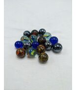 Lot Of (17) Mixed Glass Bead Marbles - €10,70 EUR
