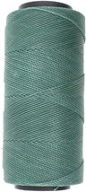  Knot It Waxed Polyester Cord 1mm Diameter 144 Meter Spool 472 feet Teal Green - £8.82 GBP
