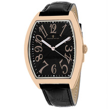 Christian Van Sant Men&#39;s Royalty II Black Dial Watch - CV0374 - $157.50