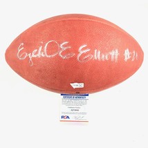 Ezekiel Elliott Signed Football PSA/DNA Fanatics Dallas Cowboys Autographed - £314.23 GBP