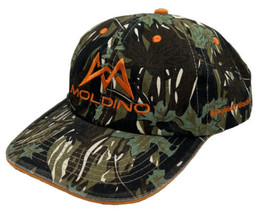 Moldino Hat Cap Camo with Orange Logo Mitsubishi Hitachi Tool One Size Hit Wear - £14.23 GBP