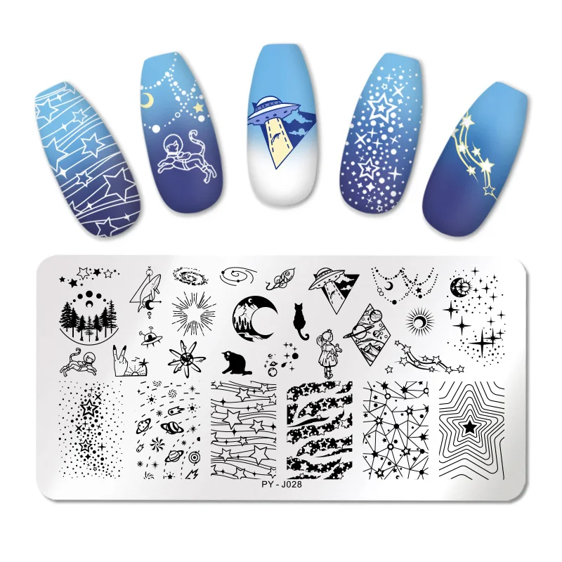 Sporting PICT YOU Nail Stamping Plates Christmas Pattern Nail Art Plate  Stamp T - £23.90 GBP