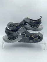 CROCS 15041 Black SwiftWater Mesh Fisherman Deck Sandals Water Shoes Size 9M - £16.81 GBP