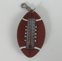 Vintage Avon Football Zipper Pull With Thermometer Plastic Keychain - $145.09 MXN