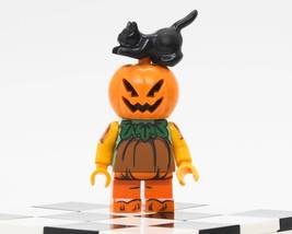 Pumpkin Scarecrow Black Cat Halloween Minifigures Accessories - £2.38 GBP
