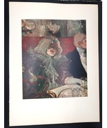Vtg Im Rat Mort Toulouse Lautrec Abrams Art Book 1952 Plate #15 14.75x11&quot; - €25,67 EUR