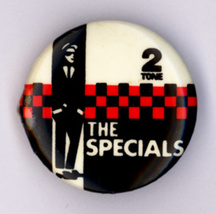 THE SPECIALS 1&quot; round original uk BUTTON/PIN/BADGE 2-TONE ska punk - $24.99