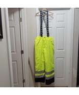NWOT Helly Hansen Hi-Vis Neon Yellow Reflective Insulated Bibs Men’s Siz... - $1,455.62 MXN