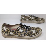 Vans Hello Kitty Women&#39;s Size 9.5 Leopard Print Shoes Sneakers 2014 - £31.28 GBP
