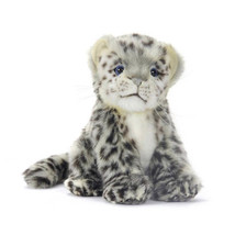 Hansa Sitting Snow Leopard Cub (18cm L) - £42.58 GBP