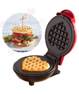 Mini Waffle Maker Waffle Home Children&#39;S Breakfast Machine Portable Elec... - £28.49 GBP
