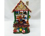 Santas Toy Workshop Ceramic Christmas Music Box Mucca Macca What I Feel ... - $21.33