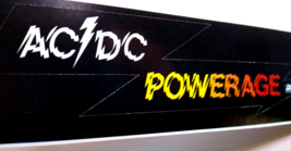 AC/DC Powerage Bumper Sticker Vintage 1977 Original Decal Hard Rock Music Promo - $39.90