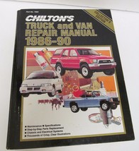 VTG CHILTON&#39;S Truck Van Repair Collector&#39;s Manual Hard Copy 1986-1990 Part #7902 - £19.16 GBP