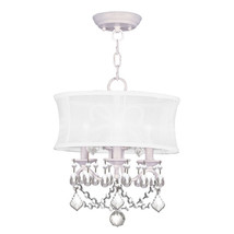 Livex 3 Light Pendant-Ceiling Mount in White - $9,999.44 MXN