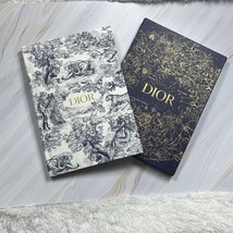 Christian Dior Notebook Authentic Journal novelty 19×13×1.5cm 2set BLACK WHITE - £71.85 GBP