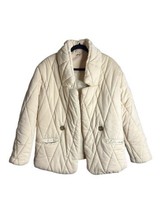 Free People Tawny Pillow Puffer Coat Jacket Washed Light Tan Size Small - £54.37 GBP