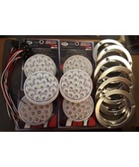 (6) 19 LED Trux Dual Revolution 4&quot; Round Clear Lens Stop Tail Back-Up Fl... - €274,89 EUR