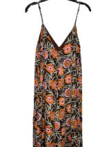 Urban Outfitters Jumpsuit Small Floral Brown Orange Pink Lined Wide Leg ... - $16.05