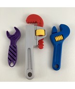 Little Tikes Tough Workshop Tools Adjustable Pipe Monkey Wrench Lot Vint... - $40.55 CAD