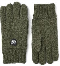 Hestra basic wool glove in Olive - size 10 - £28.46 GBP