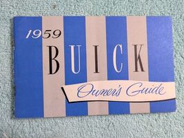1959 Buick Owners' Guide OEM 3rd Ed - $17.95