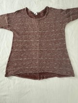 Charming Charlie Women's Brown Long Sleeve Button-Up Blouse Top T-Shirt Size S image 8