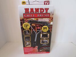 AS SEEN ON TV HANDY GRILL BRUSH 2 PIECE VALUE PACK NIB 12&quot; - $127.78 MXN