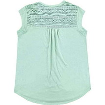 Orvis Womens Anna Crochet Lace Top Size Small Color Menthol - £19.90 GBP
