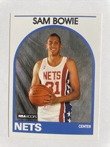 1989-90 Hoops New Jersey Nets Basketball Card #337 Sam Bowie - £0.79 GBP