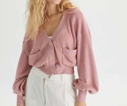 Urban Outfitters Sofia Pocket Cardigan  - Large - £17.47 GBP