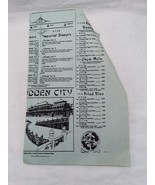 Forbidden City IL Chinese Restaurant Photocopy Paper Menu 5 1/2&quot; x 8 1/2&quot; - $33.83 CAD