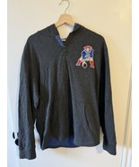 MENS XL New England Patriots Heritage  Mitchell &amp; Ness Football Hoodie H... - $34.64