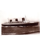 Cruise Ship French Line S.S. Normandie Postcard - $265.99 MXN