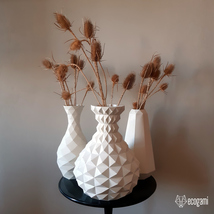 Flower vases papercraft template - £7.98 GBP