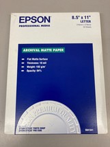 Epson Ultra Premium Presentation Paper Matte, 8.5&quot; x 11&quot; 50 Sheets 51 lb... - $19.95
