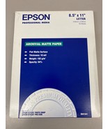 Epson Ultra Premium Presentation Paper Matte, 8.5&quot; x 11&quot; 50 Sheets 51 lb... - $367.41 MXN
