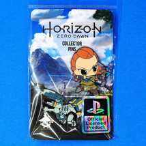 Horizon Zero Dawn Forbidden West Aloy &amp; Thunderjaw Enamel Pin Set Official Sony - £33.53 GBP