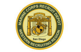 12&quot; Marine Corps Recruit Depot Western Region Sticker Decal Usa Made - £31.96 GBP